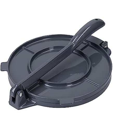 Presse à Tortillas En Aluminium Ø 20 Cm - Pour Tortillas, Tacos, Quesadillas Maison, Facile à Utiliser