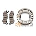 Price comparison product image BanNong Motorcycle Front Brake Pads & Rear Brake Shoe Set For Honda PCX 125 / Vision NSC110 NSC 110 PCX150 PCX125 (SET)