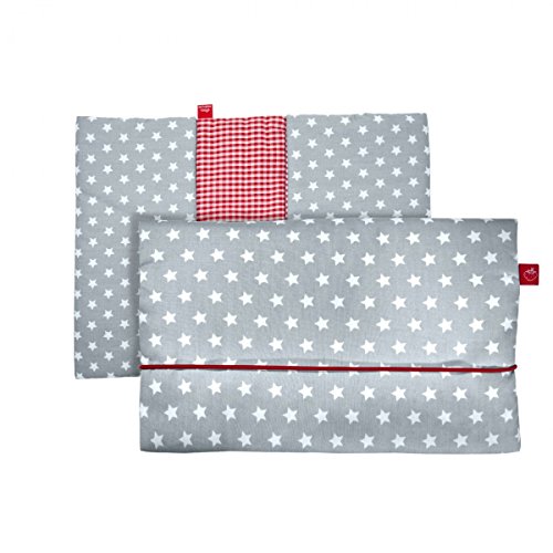 La Fraise Rouge 4251005604625 Windeltasche Antoine, grau mit weißen Sternen