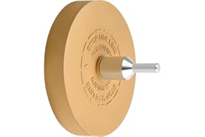 DAELESR Aufkleber Entferner Radierscheibe Gummi, Folienradierer mit Adapter für Bohrmaschine, Rubber Eraser Wheel zum Entfernen von Folien und Kleberesten am Fahrzeug Auto oder Motorrad, Dia 88mm (3,5")