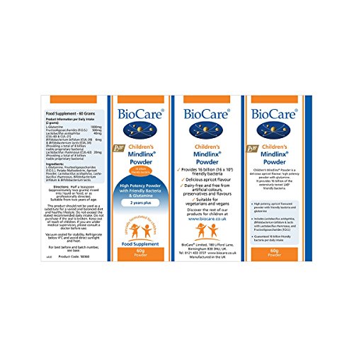 BioCare Children's Mindlinx Powder (Probiotic) 60g