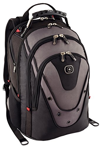 Wenger 600628 aktualisieren 15  MacBook Pro Rucksack  Anti-Scratch Futter mit dedizierten 10  iPad Tasche in schwarz grau  20 Liter 