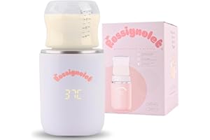 Rossignolet® Chauffe-Biberon Nomade Lait Maternel | Sans fil rechargeable | Chauffe Rapide en 4min | Compacte et léger | Compatible avec Philips Avent/MAM/Suavinex | Maison, Voyage, Voiture...