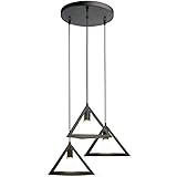 V-TAC Lampadario Sospensione, Nero