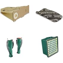 Kit 6 Sacs + 1 Filtre éponge + 1 HEPA Pour Aspirateur Vorwerk Kobold VK 130 / 131 - Neuf