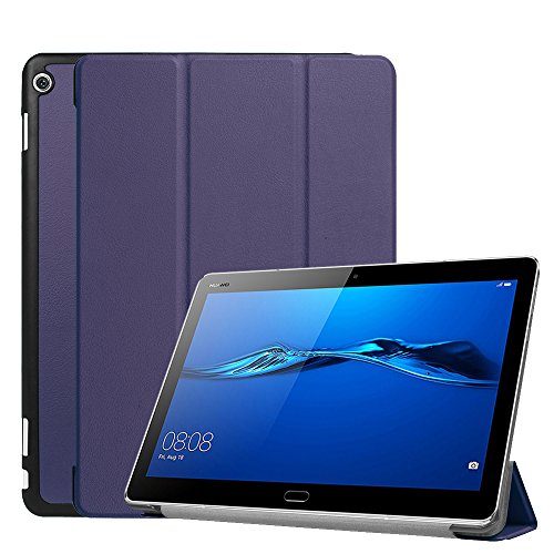 AVIDET Ultra Slim Huawei MediaPad M3 Lite 10 Hülle Case Superleicht Ständer Smart Shell Cover Schutzhülle Etui Tasche für Huawei MediaPad M3 Lite 10 Tablet-PC (Blau)