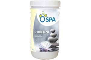 OCEDIS Chlore Lent Spa Gamme O Spa pastilles 20g Pot 1kg