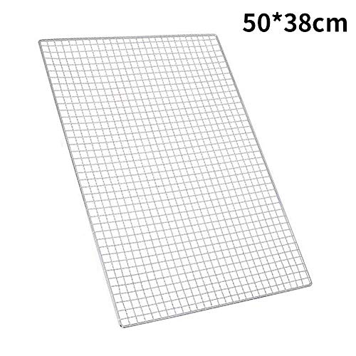 Desirabely - Rejilla para Hornear Barbacoa Multiusos, Ideal para cocinar Patatas Fritas, Pollo, Pizzas, barbacoas, Alimentos congelados y Verduras