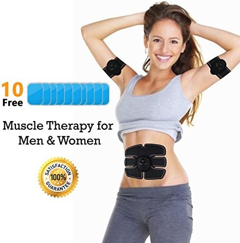 Abdominal Muscle Toner, [New Version 2018] Lidas Abs Muscle Trainer Portable Fitness Machine Exercise with Rhythm &amp; Soft impulse For Abdomen/Arm/Leg Support for Men/Women