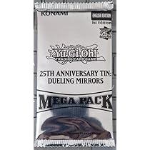 Booster Pack TO YU GI OH : 1X Sealed Booster Pack 25th Anniversary Dueling  Mirrors Tin Mega Pack MP24 (1 Quarter Century Secret Rare, 1 Pristmatic  Secret Rare, 3 Ultra Rares and