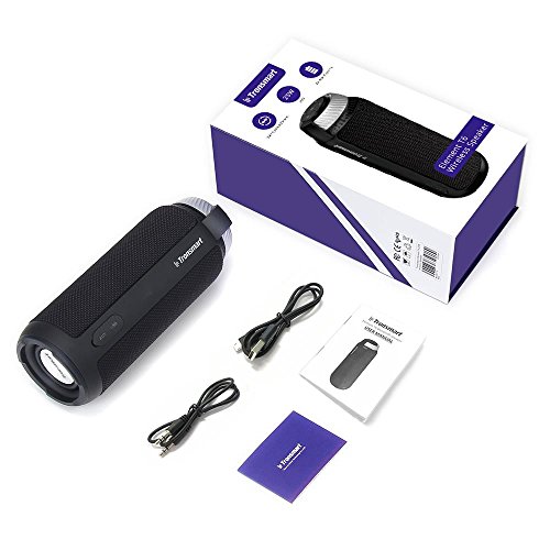 Altoparlante Bluetooth 4.1 Speaker Subwoofer Tronsmart T6 - Cassa Bluetooth Portatile Suono Surround a 360 , Basso superiore, Potente 25W Audio Stereo, 15 ore di gioco, Wireless con Microfono Incorporato per iPhone Smartphone Android Tablet PC Telefonate Vivavoce, ecc Nero
