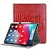 Produktbild elecfan iPad Pro 12,9 Case, Ultra Dünnen Book Stil Flip PU Leder Hülle Tasche Wasserdicht Cover mit Standfunktion/Kartenfächer Schutzhülle für 12,9 Zoll iPad Pro 12,9 (iPad Pro 12,9, Rot)