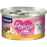 Vitakraft Katzenfutter Poesie Mousse, Huhn - 12 Dosen
