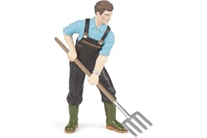 Papo- Jardinier LA Vie A LA Ferme Figurine, 39216