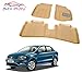 Auto Pearl - Premium Quality Car 3D 2 Rows Beige Mats For - Volkswagen Ameo RS.1499.00