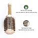 SUPRENT Nano Thermal Ceramic & Ionic Round Barrel Hair Brush with Boar Bristle, 2 inch, for Hair Drying, Styling, Curling, Adding Hair Volume and Shine, Gold Color(2 inch)