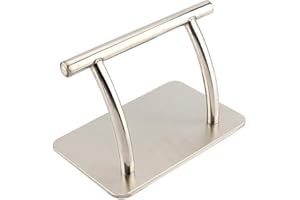 GOTOTOP Poggiapiedi in Acciaio Inossidabile Poggiapiedi in Acciaio Inossidabile Resistente Poggiapiedi in Acciaio Inossidabile, per Barbiere di Tatuaggi per Capelli e Salone di Bellezza