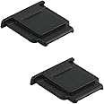 JJC (2 Pack) Hot Shoe Cover for Sony FX30 ZVE10 ZVE10II ZV1 ZV1F A1 A9 A9III A7 Series A7C II A6700 A6600 A6500 A6300 A6000 NEX6 RX1 RX1R RX10 RX10II A58 A68 Camera with Multi Interface Shoe