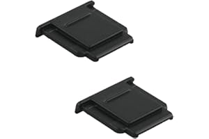 JJC (2 Pack) Hot Shoe Cover pour Sony FX30 ZVE10 ZVE10II ZV1 ZV1F A1 A9 A9III A7 Series A7C II A6700 A6600 A6300 A6000 NEX6 RX1 RX1R RX10II A58 A68 Remplacement FA-SHC1M Cache Griffe Multi-Interface