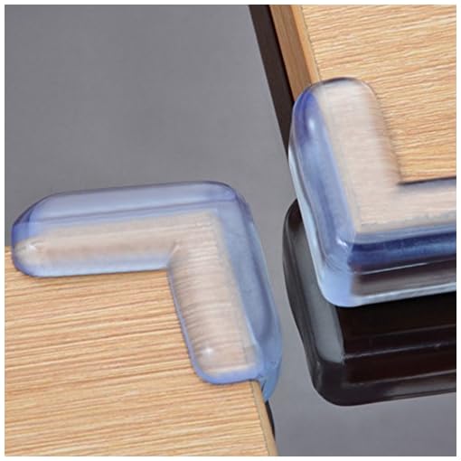 Zibuyu 4pcs Kids Baby Safety Transparent Protector Cover Table Corner Guards - Image 3