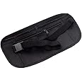 Bozaap Travel Money Belt for Women and Men,Hidden Anti-Theft Passport Fanny Pack,Slim Secret Security Travel Bag Chest Pack for Cash, Cards, Keys & Passport