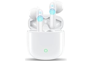 UOUOM Auriculares Inalámbricos, Auriculares Bluetooth 5.4 In Ear con 4 ENC Cancelacion Ruido HD Mic, IP7 Impermeable, 58H Cascos Inalambricos, HiFi Estéreo Audifonos Inalambricos para iPhone/iOS/Android