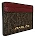 Produktbild Michael Kors Jet Set Travel LG Card Holder Case (Signature Brown/Cherry)