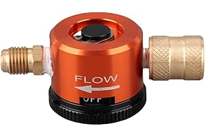 exsulity Nitrogen Purge Tool,1/4 Inch Connector Nitrogen Gas Regulator Brazing Tool for HVAC Tools Nitrogen Purging Equipment,Adjusting Nitrogen