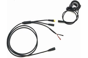 EBIKEFANS Câble de montage EB-BUS 1T3 pour Bafang M500 M510 M600 M620 M800 CAN Protocole Mid-Drive Moteur avec affichage 6 V Lumières du pouce connecteur d'accélérateur