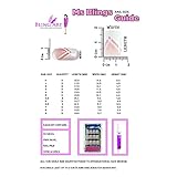 Bling Art False Nails Französisch Maniküre Weiß Manicurette 24 Medium Tipps UK - 5