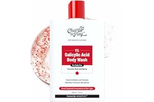 Chemist at Play 1% Salicylic Acid Body Wash | Helps Prevent Back & Body Acne Smoothens Bumpy Texture | For Sweaty Oily Normal and Dry Skin | Paraben and SLS Free | Suitable for Men and Women | 236 ml