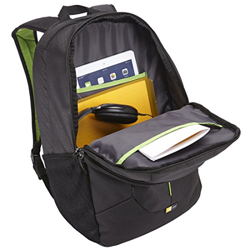 Case Logic Prevailer Rucksack für Notebooks bis 43,9 cm (17.3 Zoll) schwarz/grün - 10