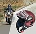 JMD Wonder Open Face Helmet (L) Wine Red Color, Matt Finish || Imported Cushioning For Comfort Fit || Poly Carbonate Visor For Better Visibility || Scratch Less Shell For Longer Life || Safety Without Compromise RS.749.00