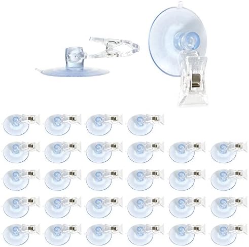 30 Pieces Suction Cup with Clip SK101 ideal for Decoration and Promotional Display Signs