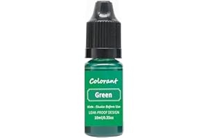 bephible 10 ml Kerzenfarbe – Color Essence Seife, Kerze, Farbfarbe, Sojawachs, Paraffin-Färbemittel für Zuhause, Grün