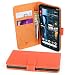 Produktbild Google Pixel XL 2 Hülle, Snugg Apple Google Pixel XL 2 Klappetui Flip Cover Tasche [Kartenfächer] Schutzhülle Executive Design – Orange, Legacy Range