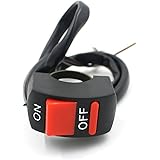 leorx Motorrad Lenker montieren Hazard Light ON/Off Schalter