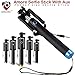 Amore Pocket Size Selfie Stick Aux Cable (No Bluetooth or Battery) for taking Photos & Videos on all Smart Mobile Phones,Premium & Best Quality, Light Weight, Best Price Gift, Long Length Extendable & Foldable Selfie Stick, Selfie Stick Compatible for iPhones (iOS 5.0+) 4s, 5s, 6s, 6s Plus, Android Phones, Samsung Galaxy, Note, Edge, Gionee, Intex, Karbonn, Lenovo, Nokia, Nexus, Oppo, Vivo, Coolpad, One Plus, Moto, Sony. (Colours May Vary) RS.199.00
