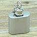 Produktbild (1 Unze) Netter tragbarer Mini-Weinkrug-handlicher Edelstahl-Flachmann mit einem Schlüsselkette 28mL Küchengeräte