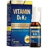 Nutraxin Vitamin D3K2 Sprey D3 1000 IU, K2 25 Mcg 30 ML 2'li Paket, snowcosmeticNT1