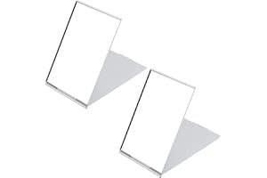 Kodwis Miroirs de Voyage 2 Pièces, Miroir de Poche Miroir Portable Table Miroir Pliable Miroir de Maquillage, Miroir Pliant pour Voyage Bureau Camping et Maquillage (8.5 x 5 cm)