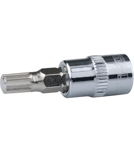 KS Tools Bit-Stecknuss 6mm 1/4'' – Innensechskant, Mit Kerbe, Für Handbetrieb, Auf Hänger