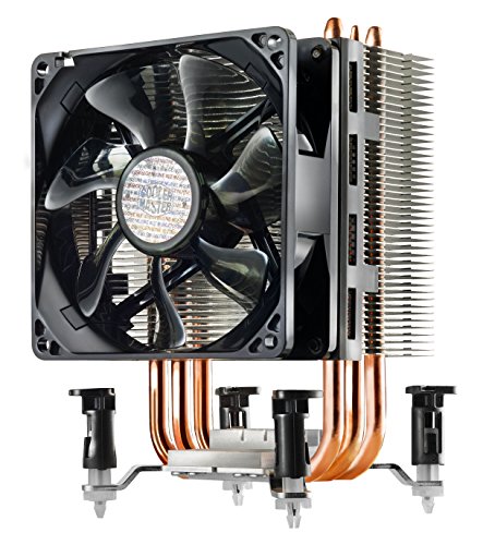 Cooler Master Hyper TX3 EVO - Ventiladores de CPU  3 Heatpipes  1x Ventilador PWM de 92mm  4-Pin Connector  RR-TX3E-22PK-R1