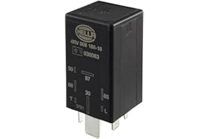 HELLA 4RV 008 188-181 Centralina, Tempo incandescenza, 12V, 7a... poli, Tempo preriscaldamento 7sec., Con emissione bagliore residuo, con rilevamento temperatura esterna