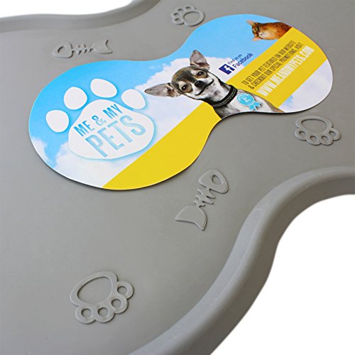 Me-My-Pets-Non-Slip-Twin-Bowl-Placemat-Dark-Grey