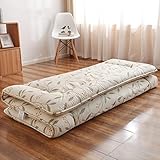 HM&DX Épais Futon Matelas de Sol Tatami, Matelassée Japonais Traditionnel Pliable Tapis de Couchage Coussin pour étudiant Dortoir étudiant-A 90x190cm(35x75inch)