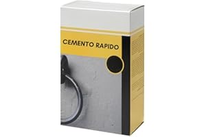BRICOLEVA.IT Cemento Rapido Grigio 5 KG - Pronto all’Uso - Cemento Rapido per Lavori in Casa e Fai da Te - Made in Italy, Facile Applicazione e Alta Resistenza