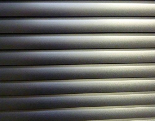 mydeco® 60 x 175 cm Aluminium Jalousie Edelstahl; inkl. Bedienstab, Deckenträger + Befestigungsmaterial Innenjalousie Sonnen- und Sichtschutz; fein regulierbar - 4