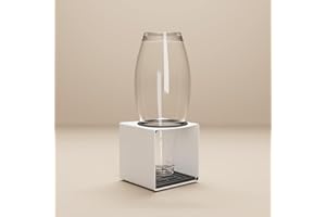 ‎KJUB KJUB Flaschenhalter kompatibel für Flaschen von SodaStream, Aarke, AirUp UVM.| Zum Trocknen & zur Aufbewahrung von Glasflaschen & Edelstahlflaschen | Erweiterbar 1er 2er, 3er, 4er (Weiß)