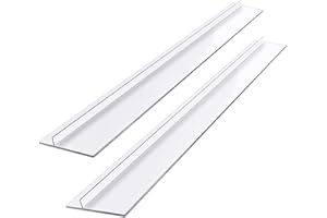 HOMEDECORATION Hitzebeständige Silikon-Abdeckung für die Herdplatte, Spaltfüller, Dichtungen für die Küche (Farbe: durchscheinend, 63,5 cm)